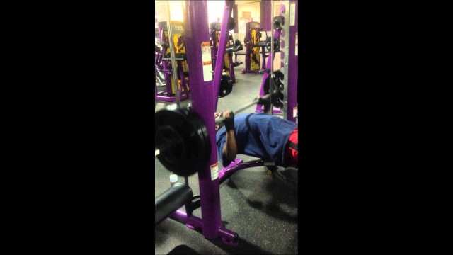 'Bench Press 110lbs. PlanetFitness'