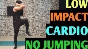 'Low impact cardio workout at home for beginners, intermediates/ no jumping / fat loss workout'