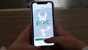 'Download der PARC Fitness App & Abrufen unsere Online Workouts'
