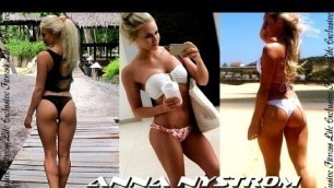 'PERFECT BODY ANNA NYSTROM Gym Workout/Swedish fitness model/Personal trainer'