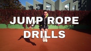 'Tennis Fitness - Jump Rope Drills For Improving Footwork'