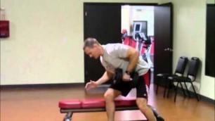 'Fire Rescue Fitness Exercise Upgrades-DB one arm rows'