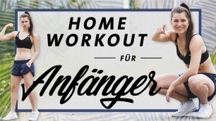 'Anfänger HIIT Workout | Fatburner Fitness für Zuhause | Mit Warm Up und Cool Down'