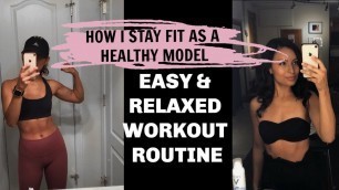 'Petite Model Fitness: Super Easy Workout Routine to stay Fit'