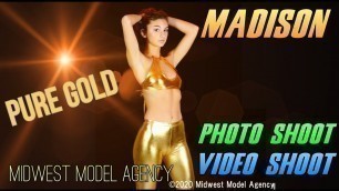 'Fitness Model Madison - Pure Gold - Midwest Model Agency - dhahab'