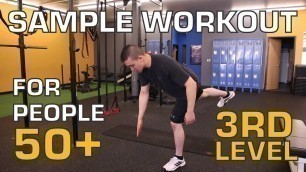 'Fitness and Exercise Tips For Men And Women Over 50 - Sample Workout - Third Level'