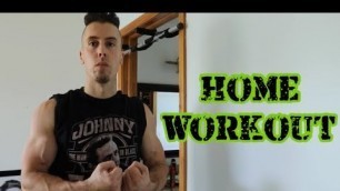 'Home Workout! | Back & Biceps | King David Fitness 