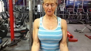 '2 Legit 2 Quit Fitness over 50yrs young Training Biceps \"Cable Bicep Curls\"'