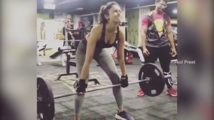 'Rakul Preet Hot Fitness Secret Revealed   Rakul Preet\'s Latest Workout Video   #RakulPreetSingh'