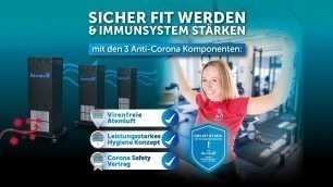 'Neues Hygiene- und Sicherheitskonzept -sicher trainieren im DAVID Fitness 26.10.2020'