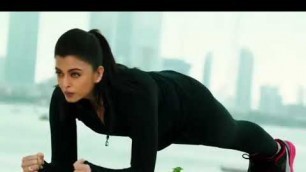 'hot bollYwood actress Aishwarya rai  Exercise video/subsribe for more videos'
