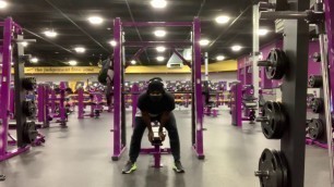 'Robin Achoe Jr Planet Fitness Set 5 Bench Press 115 Pounds 10 Reps'