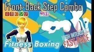 'Front-Back Step Combo -Fitness Boxing | Nintendo Switch | English Lin Gameplay | Intensity High-Fast'