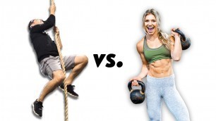 'Olympian vs. Instagram Model Workout Challenge'