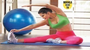 'Sunny Leone Hot Workout Yoga - Awesome Video - Complete Fitness For Mind | Masala NewsTV'