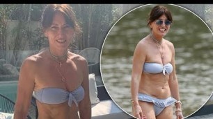 'Davina McCall, 52, unveils her incredible bikini transformation after 10 DAYS back in the gym... as'