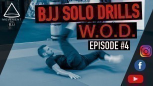 'Solo Drills WOD #4 - 10 Minute BJJ / Grappling Workout!'