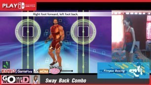'Fitness Boxing |sway back combo | Nintendo Switch'