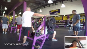 'LUNK\'d @ PLANET FITNESS for 400lb paused bench press - 152 bodyweight'
