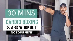 '30-Minute Boxercise Low Impact Cardio Boxing & Abs Workout'