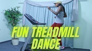 'The Most Fun 5 Minute Cardio Dance Fitness Workout EVER | Flavour - Nwa Baby | TREADMILL DANCE'