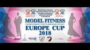 'WFF WBBF - MODEL FITNESS EUROPE CUP - 2018'