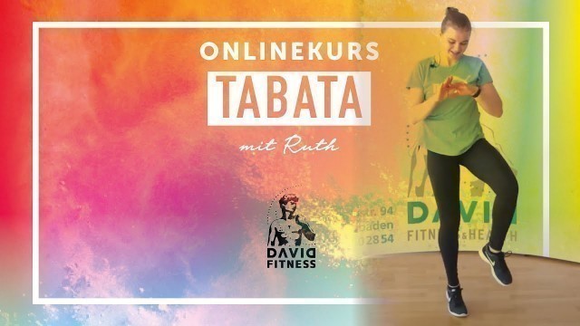 'Tabata Onlinekurs mit Ruth -DAVID Fitness Onlinekurse für Zuhause!'