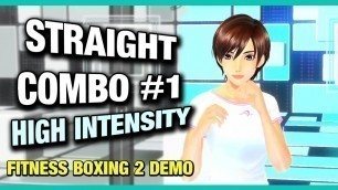 'FITNESS BOXING 2 Demo Gameplay | Straight Combo 1 & Impressions! (Nintendo Switch)'