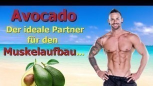 'Avocado - Der ideale Partner für den Muskelaufbau'