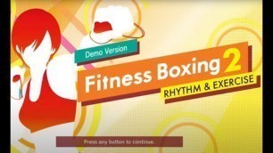'Fitness Boxing 2 Rhythm & Exercise (N. Switch) Demo - Workout & Training'