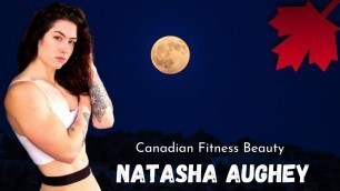 'NATASHA AUGHEY | Bodybuilder | Fitness Model | Bench Press & Rest'