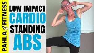 '40 Minute LOW IMPACT Cardio + Standing ABS | Full Length, Full Body Home Workout without Jumping'