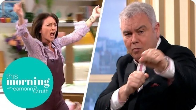 'Davina McCall Boxes With Eamonn | This Morning'