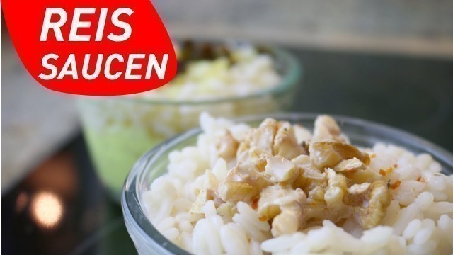 '♛ REIS SAUCEN ♛ EINFACH, LECKER & GESUND - Gesunde Rezepte | Muskelaufbau Ernährung | Reis Rezepte'