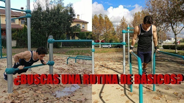 'Rutina de Básicos de Calistenia Avanzada ¿Te atreves a intentarla? - The Infinity Workout'