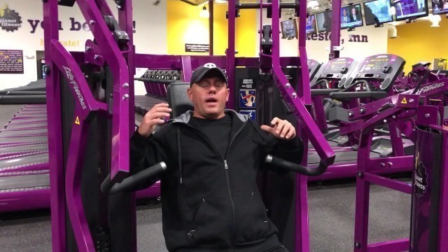 'Planet Fitness Chest Press Machine -  How to use the chest press machine at planet fitness'