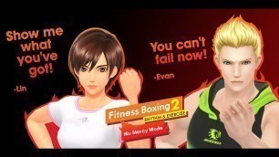 'Fitness Boxing 2 No Mercy Mode DLC with Lin - M64 Switch Gameplays'