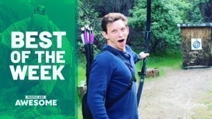 'Best of the Week: Archery, Hockey Drills & Pole Fitness | People Are Awesome'