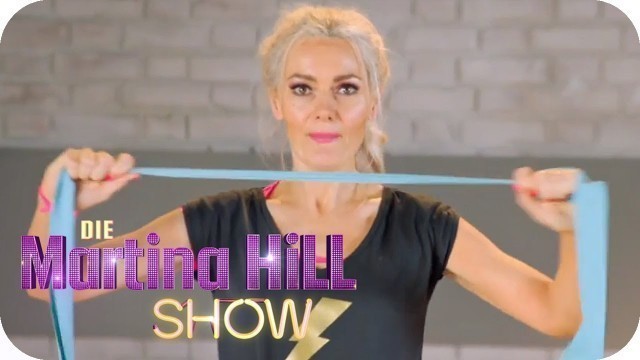 'Fitness Workout für die Ohren: Jamie Powers zeigt euch wie! | Die Martina Hill Show | SAT.1 TV'