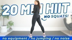 '20 MIN KNEE-FRIENDLY HIIT WORKOUT (No Squats, Low Impact Cardio)'