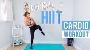 'Hot Body HIIT Cardio Workout | No Equipment'