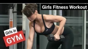 'Hot Girl Gym Workout // Ark NCS // Girls Fitness Video // Beautiful Girls In Gym Workout Video'