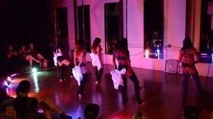 'Onyx Pole and Aerial Fitness \"Hot Summer Nights\" Sassy Show Group Performance'