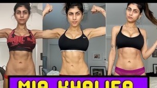 'Mia khalifa Hot gym workout - New 2020'