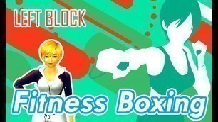 'Left Block - Basic Training Tutorial: Fitness Boxing | Nintendo Switch | Lin English'