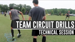 'Soccer Drills To Improve Everything! Team Circuit Session'