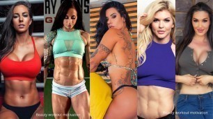 'Fitness models | Bikini Models | Female fitness | hot babes | Women Body | Beauty workout motivation'