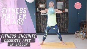 'Exercices avec un ballon  (20 min) – Fitness pendant la grossesse'