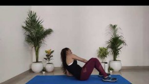'2 Minutes Fitness Workout | Crunch Kicks | Exercise of The Day #1'