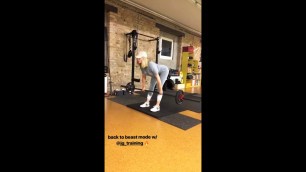 'Shirin David Workout - Instagram 10.10.2017'